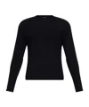 Balmain Long-sleeved T-shirt In Black