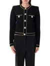 Balmain Long Sleeves Buttoned Knit Cardigan