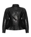 Balmain Fitted Buttoned Waist Jacket In Black