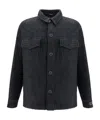 Balmain Flap-pocket Shirt Jacket In Black