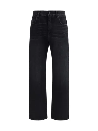 BALMAIN LOOSE-FIT DENIM JEANS