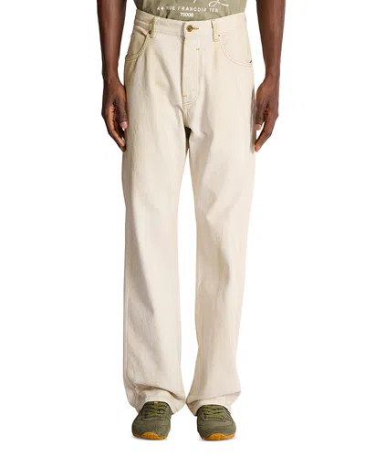 Balmain Loose Fit Jeans In Nude