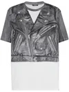 Balmain Loose Fit Short Sleeve T-shirt For Men In Black