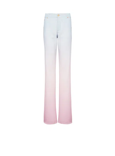 Balmain Loose Jeans In Blue