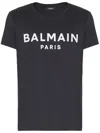 Balmain Printed T-shirt - Straight Fit In Black