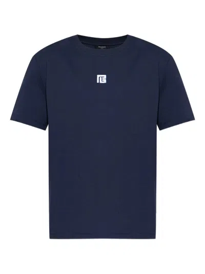 Balmain Loose Ss T-shirt Clothing In Black
