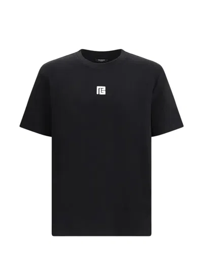 Balmain Loose-sleeve T-shirt In Black