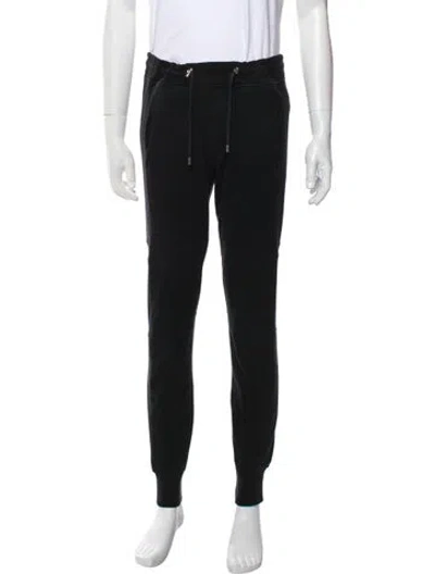 Pre-owned Balmain Lounge Bottoms In Black