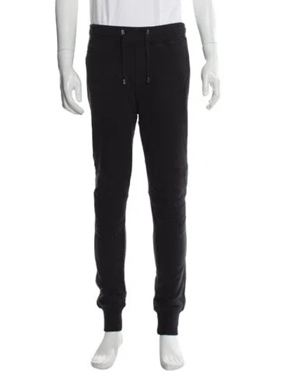 Pre-owned Balmain Lounge Bottoms In Black