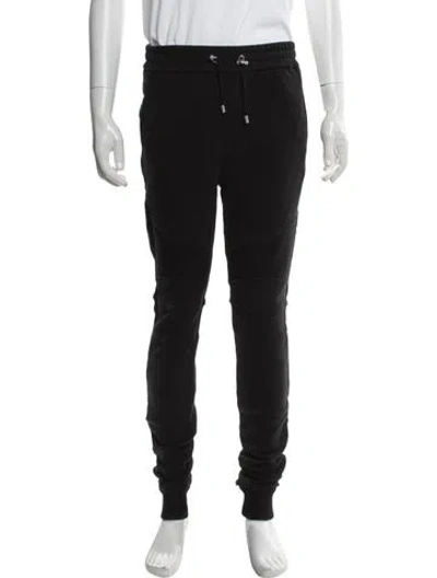 Pre-owned Balmain Lounge Bottoms In Black