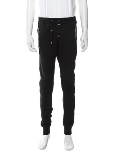 Pre-owned Balmain Lounge Bottoms In Black