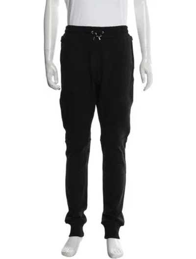 Pre-owned Balmain Lounge Bottoms In Black