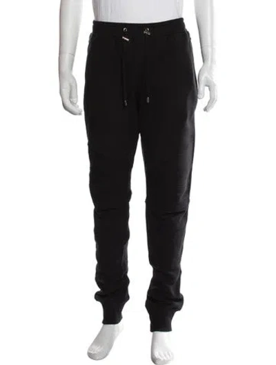 Pre-owned Balmain Lounge Bottoms In Black