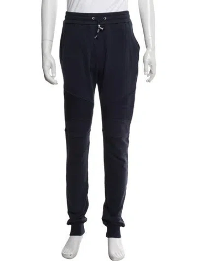 Pre-owned Balmain Lounge Bottoms In Blue