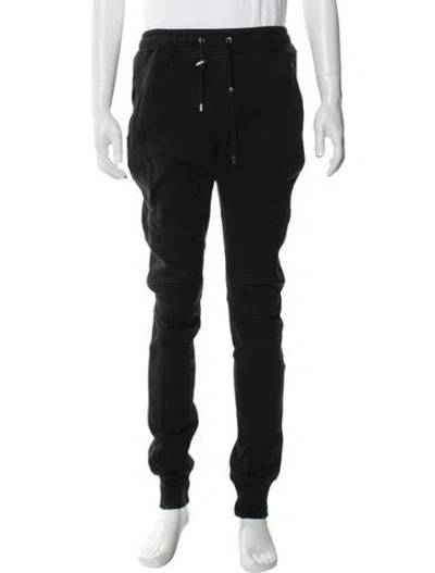 Pre-owned Balmain Lounge Bottoms In Gray