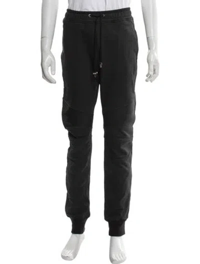 Pre-owned Balmain Lounge Bottoms In Gray