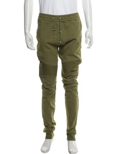 Pre-owned Balmain Lounge Bottoms In Green