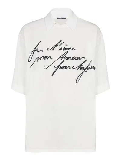BALMAIN CAMISA - BLANCO