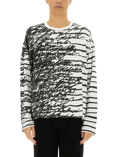 Balmain Love Letter T-shirt In Multi