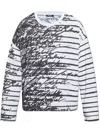 Balmain "love Letter" T-shirt In White