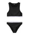 Balmain Logo-print Bikini In Black