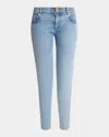 Balmain Low-rise Skinny Jeans In Blue