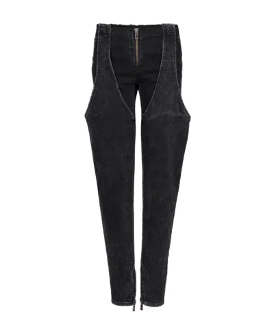 BALMAIN BALMAIN LOW RISE LAYERED JEANS