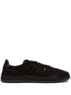 Balmain Low Top Lace Up Sneaker In Black
