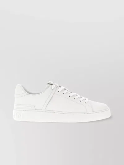 Balmain 'low-top Rubber Sole Sneakers' In White
