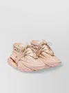 Balmain Low Top Sneakers With Chunky Rubber Sole