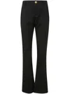 Balmain Low Waist Bootcut Pants Clothing