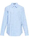 Balmain Ls Shirt In Blue