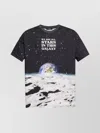 Balmain Earth And Stars Print T-shirt