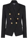 Balmain Wool Blazer In Black