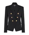 Balmain Wool Blazer In Black