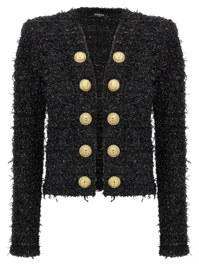 BALMAIN BALMAIN LUREX-THREADED TWEED BLAZER