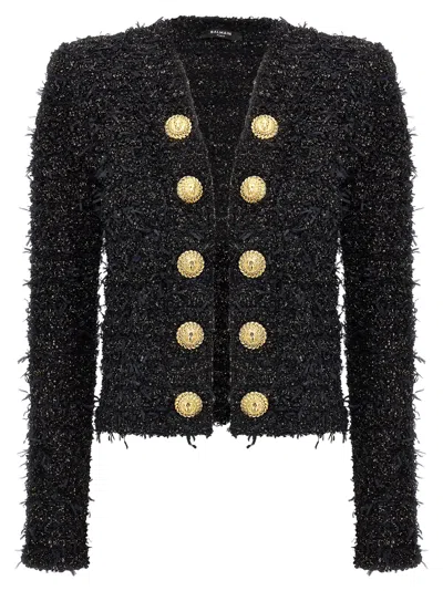 BALMAIN LUREX TWEED BLAZER