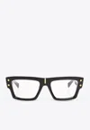 Balmain Majestic Square-framed Glasses In Black