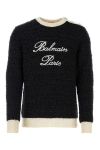 Balmain Signature Tweed Knit Sweater In Multicolor