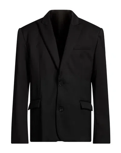 Balmain Man Blazer Black Size 40 Viscose