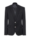 Balmain Single-breasted Wool Blazer In Black