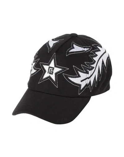 Balmain Man Hat Black Size 6 ⅞ Cotton