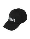 Balmain Man Hat Black Size Onesize Cotton In Black