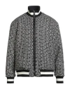 Balmain Reversible Monogrammed Bomber Jacket In Multi
