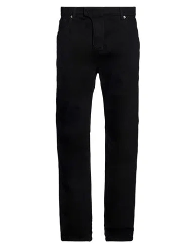 Balmain Man Jeans Black Size 30 Polyester, Cotton