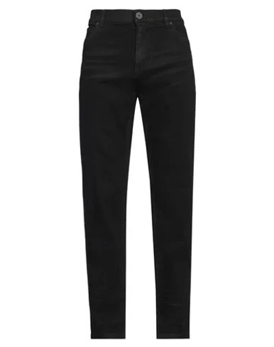 Balmain Man Jeans Black Size 31 Cotton, Elastane