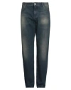 Balmain Man Jeans Blue Size 33 Cotton, Polyester In Blue