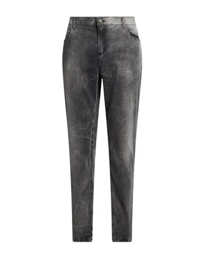Balmain Man Jeans Grey Size 31 Cotton, Elastane