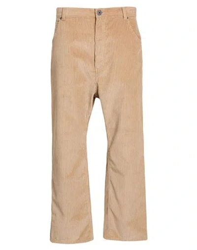 Balmain Man Pants Beige Size 32 Cotton In Neutral