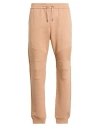 Balmain Man Pants Beige Size S Cotton In Brown